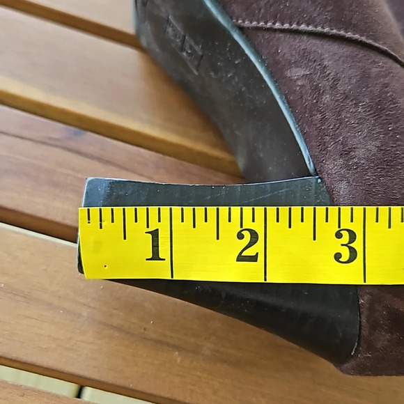 A2 by Aerosoles Slip On Brown Heeled Ankle Boots 9M - Picture 11 of 11